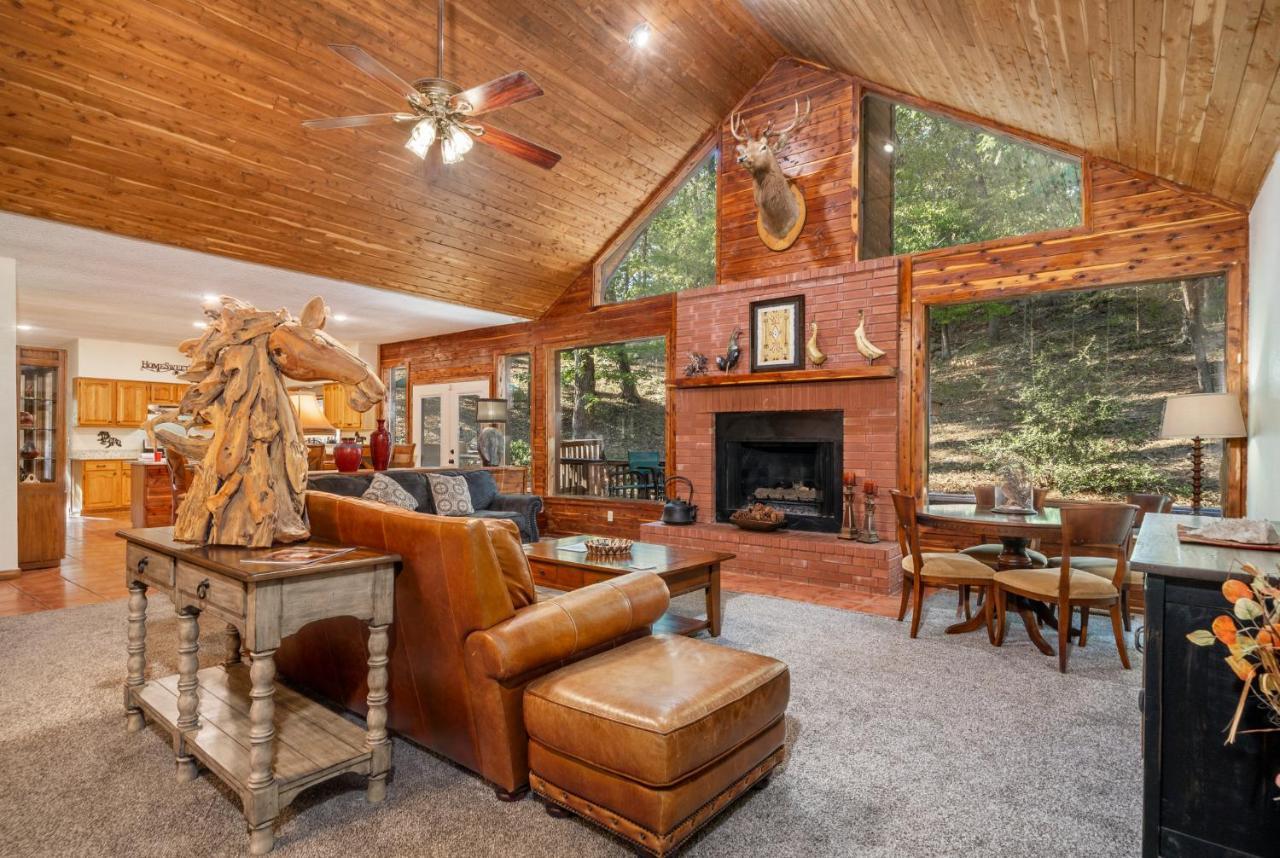 Luxury Rock Creek Cabin W Deck By Lake Hamilton Hot Springs Kültér fotó